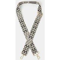 Accessorize Chevron Bag Strap - Black