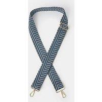 Accessorize Chevron Webbing Bag Strap - Blue