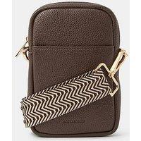 Accessorize Slip Pocket Phone Bag - Brown