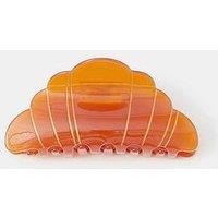 Accessorize Croissant Claw Clip - Brown