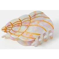 Accessorize Conch Shell Claw Clip - Cream