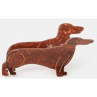 Accessorize Sausage Dog Claw Clip - Cream