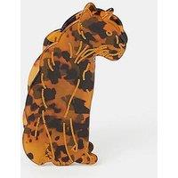 Accessorize Leopard Claw Clip - Cream