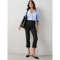 The Very Collection Formal Capri Trousers - Black