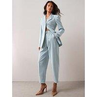 The Very Collection Barrel Leg Trousers - Light Blue
