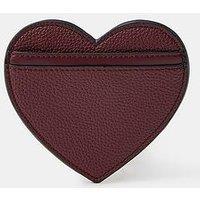 Accessorize Heart Shape Card Holder - Red