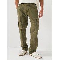 Guess Jeans Regular Cargo Trousers - Green