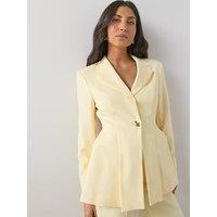 The Very Collection Extreme Corset Blazer - Lemon