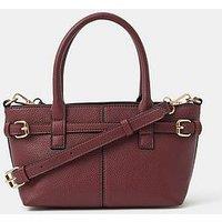 Accessorize Buckle Strap Handbag - Red