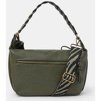 Accessorize Multi Strap Crossbody Bag - Green