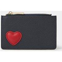 Accessorize Heart Card Holder - Blue
