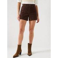 Free People Tippi Vegan Suede Short - Brown