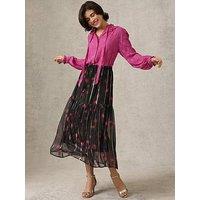 Emily Lovelock Jacquard Blouse - Pink