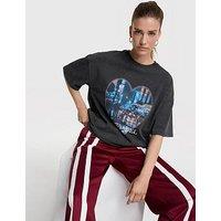 Alix The Label Heart Photoprint T-Shirt - Grey