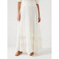 Free People Brynn Maxi Skirt - White