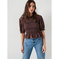Free People Maxey Knit Top - Brown
