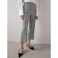 The Very Collection Gingham Kickflare Trousers - Print