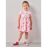 The Very Collection Hello Kitty Short Sleeve Heart Dress - Pink