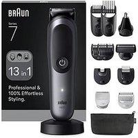 Braun All-In-One Series 7, 13In1 Grooming Kit, Problade, Autosense, Aio7560, Grey