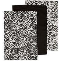 Interiors By Premier London Leo Set Of 3 Tea Towels