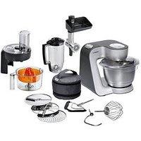 Bosch Creationline Mum59340Gb 7-In-1 1000W Stand Mixer - Anthracite/Silver