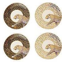 Interiors By Premier London Leo Set Of 4 Canape Plates