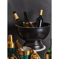 Interiors By Premier Ankara Black Finish Champagne Bowl