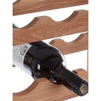 Interiors By Premier Arla 3 Tier Walnut Wood Wine Rack