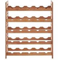 Interiors By Premier Arla 25 Bottle Wooden Wine Rack
