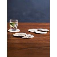 Interiors By Premier Mimo 6Pc Marble Effect Assorted Cork Coasters