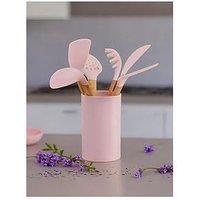 Interiors By Premier Zing 7Pc Pastel Pink Utensil Set