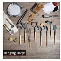 Interiors By Premier 12Pc Kitchen Utensil Set With Beechwood Handles