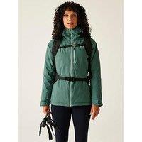 Regatta Womens Highton Stretch Padded Waterproof Insulated Jacket - Green