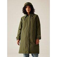 Regatta Womens Orla Kiely Waterproof Mac - Green