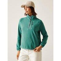 Regatta Womens Frankie 1/2 Zip Fleece - Green