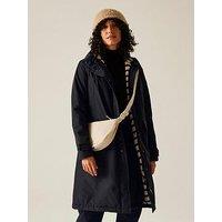 Regatta Womens Orla Kiely Waterproof Insulated Long Jacket - Black