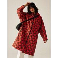 Regatta Womens Orla Kiely Changing Robe - Red