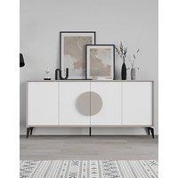 Decortie Gora Large Sideboard - Mocha/White