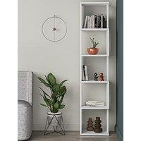 Decortie Piri Bookcase Shelf Unit - White