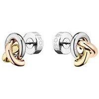 Boss Ladies Harmonie Tri Tone Earrings - Multi