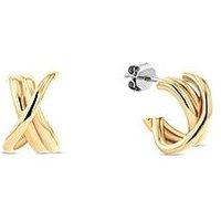 Tommy Hilfiger Women'S -Plated Nautical Knot Earrings - Gold