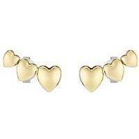Olivia Burton Mini Heart Ip Stud Earrings - Gold