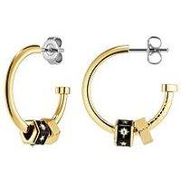 Olivia Burton Signature Bead Charm Hoop Earrings