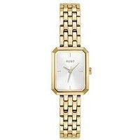 Hugo Ladies Hugo #Cosy Light Gold Ip Bracelet Watch