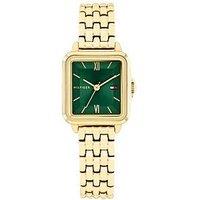 Tommy Hilfiger Women'S Gold- Plated Bracelet Watch