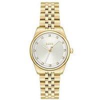 Boss Ladies Graceful Precious Ip Watch - Light Gold