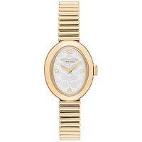 Coach Ladies Sammy Gold Ip Stretch Bracelet Watch
