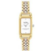 Coach Ladies Cadie Tri Tone Bracelet Watch