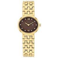 Tommy Hilfiger Women'S Gold-Plated Bracelet Watch