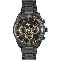 Lacoste Men'S Boston Black Ip Chronograph Watch